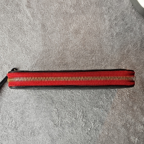 Limited Edition Louis Vuitton Black Leather Monogram Long Wallet - Picture 7 of 14